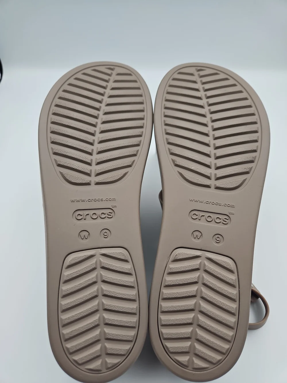 Crocs Women’s Platform Sandal in Taupe